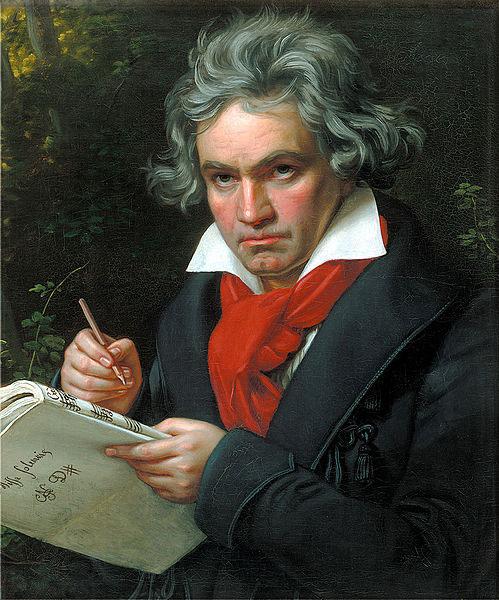 Joseph Karl Stieler Portrait Ludwig van Beethoven when composing the Missa Solemnis China oil painting art